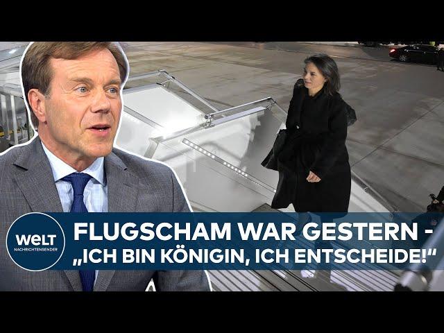 NACHTFLUG NACH LUXEMBURG: Ultrakurzsteckenflug von Außenministerin Baerbock löst heftige Debatte aus