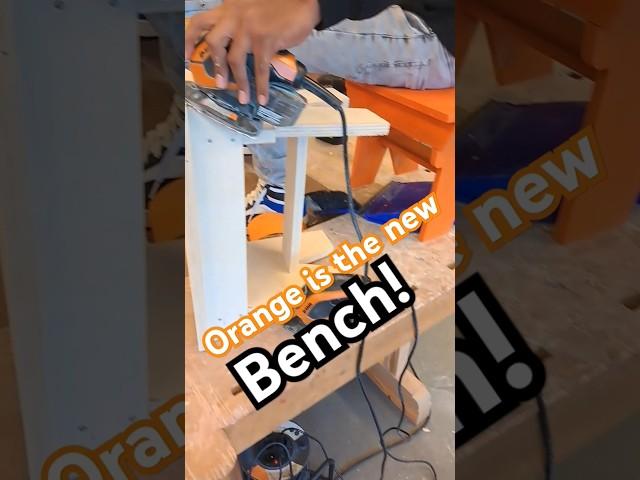Working on a BENCH sitting on a BENCH standing on a WORKBENCH #shorts