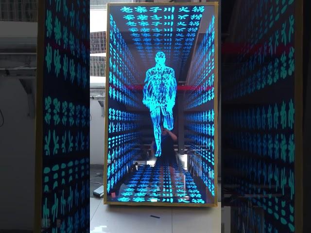 infinity mirror 3D hologram fans1 #ledsign #ledsignage #neonsign #3dsign #signage