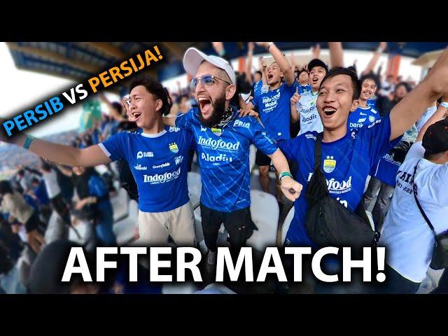 AFTER MATCH PERSIB VS PERSIJA - SUASANA GILA DI STADION!