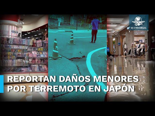 Las impresionantes imágenes del terremoto en Japón que provoca alerta de tsunami