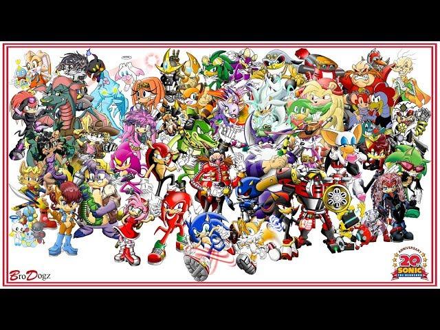 Sonic characters part 1 (With names)