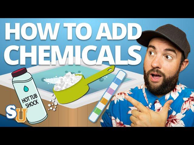 How To Add HOT TUB CHEMICALS For First Time