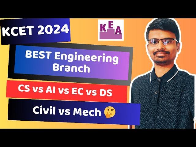 How to select Engineering Branch| CS vs AI | KCET Rank vs Marks