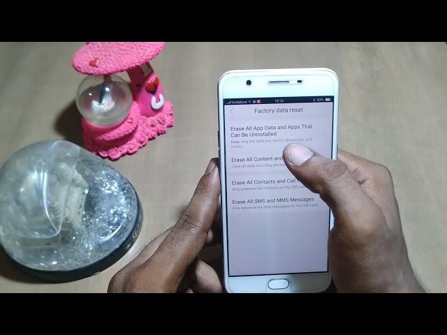 how to reset phone setting oppo A57