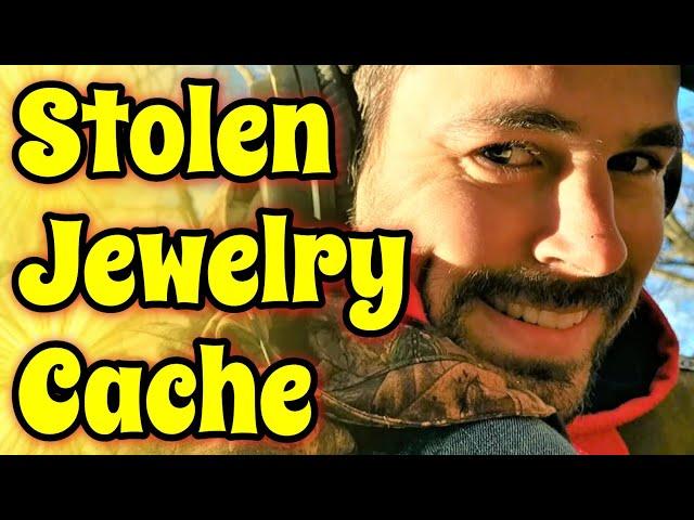 Stolen Gold & Silver Jewelry CACHE Found Metal Detecting in the Woods