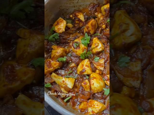 Tasty egg fry / spicy egg masala / 5 min egg fry / simple & tasty egg recipes #shorts