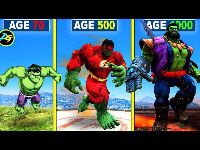 Surviving 1000 YEARS As HULK in GTA 5!