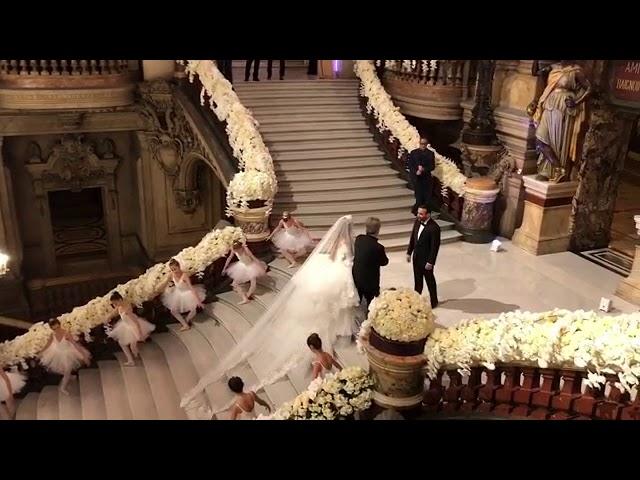 Tonight's fairytale wedding at Opera garnier, Paris !