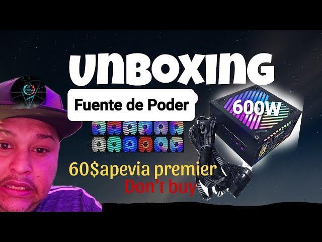 600Watt Fuente de poder primera compra$ #unboxingvideo