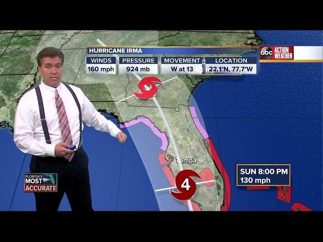 Hurricane Irma Update | Florida's Most Accurate Forecast with Denis Phillips on Friday at 11:59PM