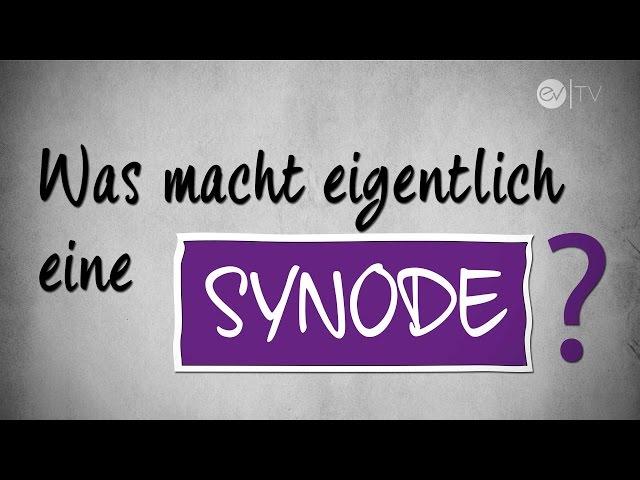 Was macht eigentlich eine Synode?