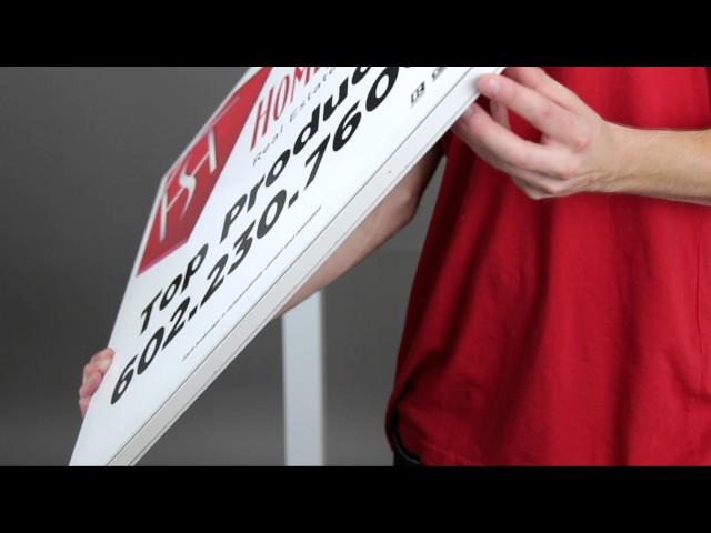 How To Set Up and Install Your HomeSmart Lighted Yard Sign