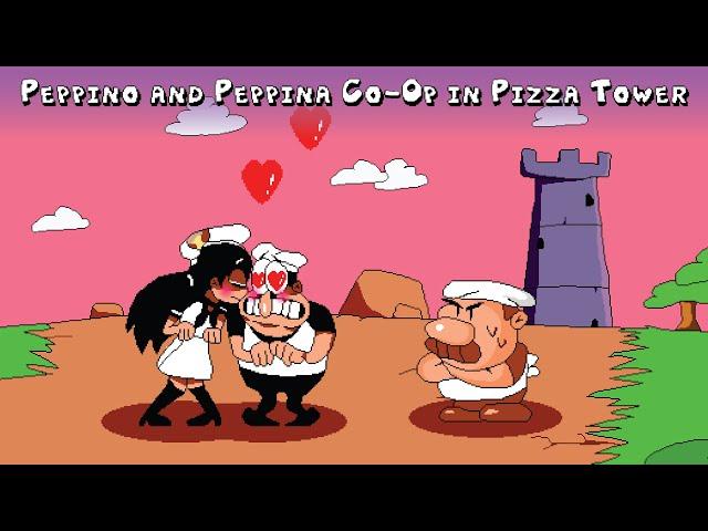 Peppino and Peppina Co-Op in Pizza Tower!