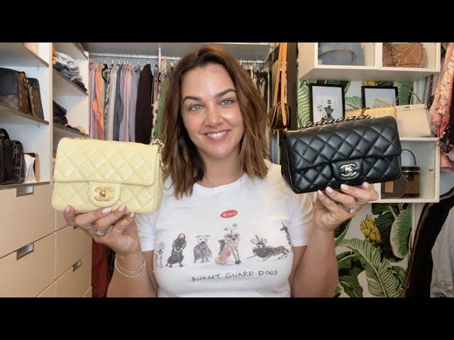 CHANEL MINI BAG COMPARISON **THE RECTANGLE AND SQUARE MINI FLAPS  -  My curvy gal  recommendation 