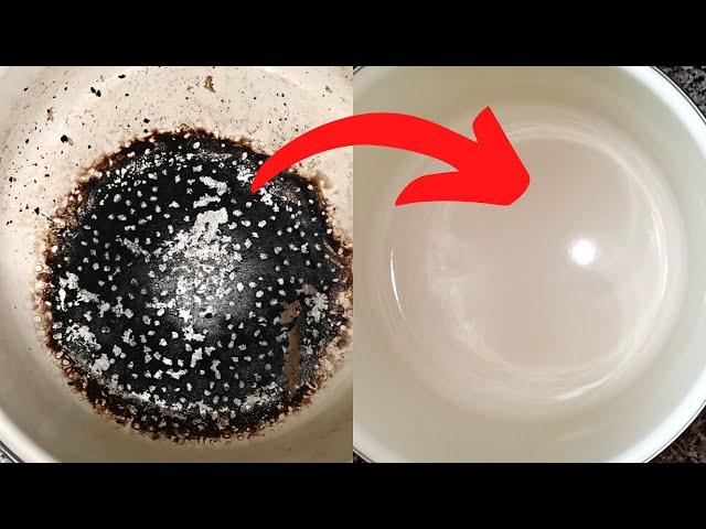 Here's how to save a completely burnt sherpa or pan that has no help