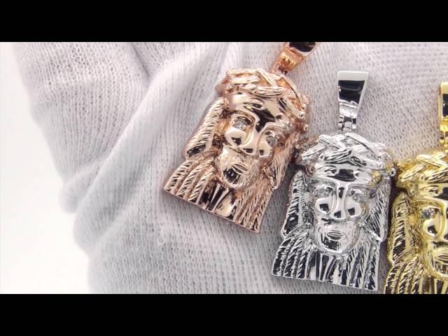 Micro Jesus Piece Pendants - Clean