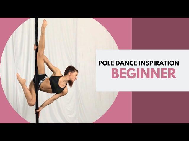 EASY POLE DANCE TRICKS  (NO INVERTED V!!!) BEGINNER COMBO - Poledance Inspiration