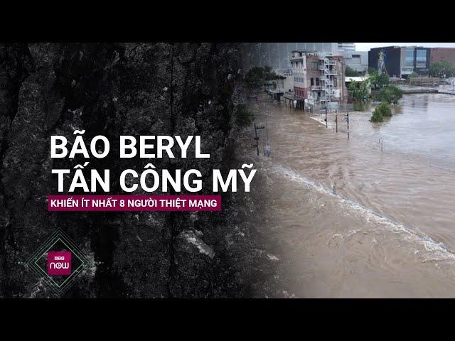 Bão Beryl "tấn công" bang Texas của Mỹ, gần 2 triệu ngôi nhà chìm nghỉm trong bóng tối | VTC Now