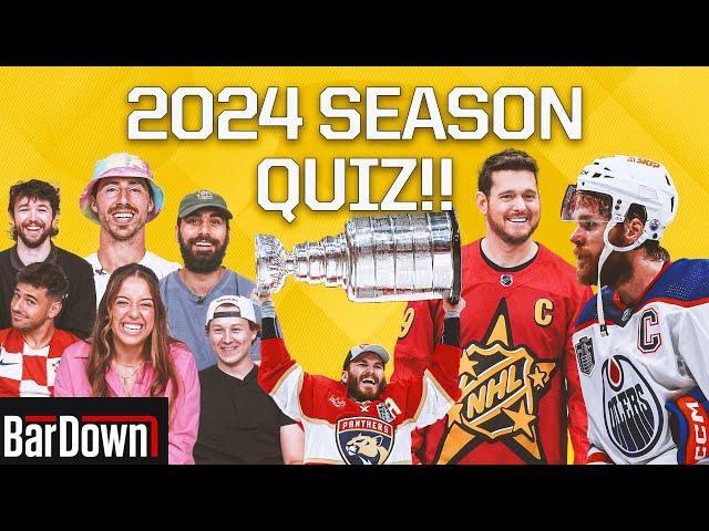 CAN YOU PASS THIS QUIZ ON THE 2024 NHL SEASON?