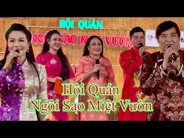 Hội quán Ngôi Sao Miệt Vườn lần này quá hoành tráng, nhiều ngôi sao được yêu mến, khán giả rất đông