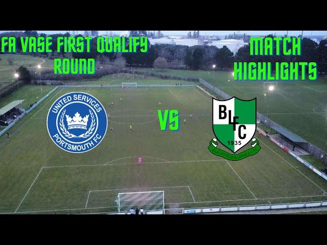 US Portsmouth vs Blackfield & Langley (fa vase ￼ first qualifying round ) match highlights