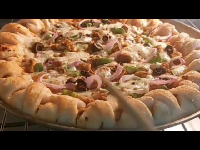 Crown Crunch pizza|Crown Crush pizza|Crown Crust pizza|chicken fajita pizza|chicken pizza