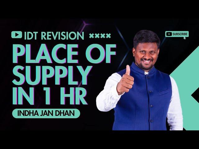 GST Walkthrough: Ace Place of Supply with Ease by ANM Sir