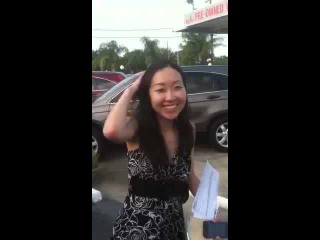 Catherine Poon shopping for a car