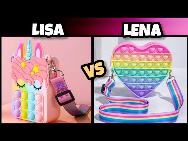 Lisa or Lena cute things #lisa #lena #lisaorlena #lisaandlena #viral #trendingvideo #dailyquiz