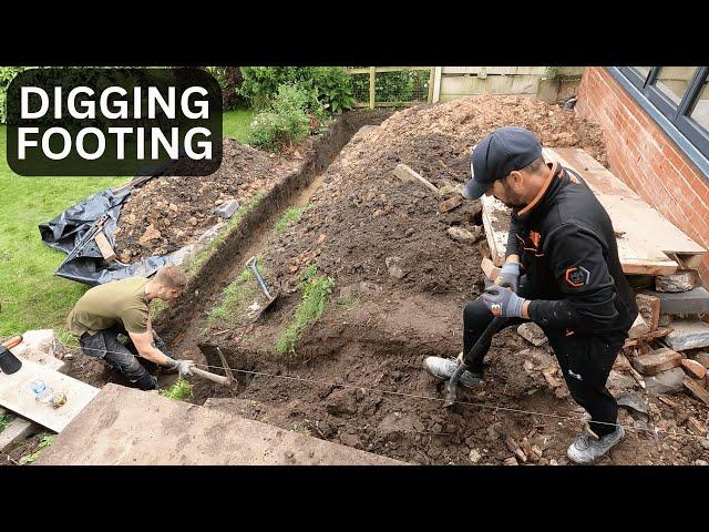 Bricklaying - Digging a Footing & Concre Pour