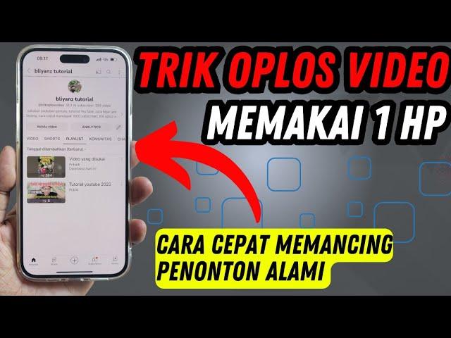 TRIK Oplos Video Dengan Channel Besar Memakai 1 Hp || trik kolaborasi video