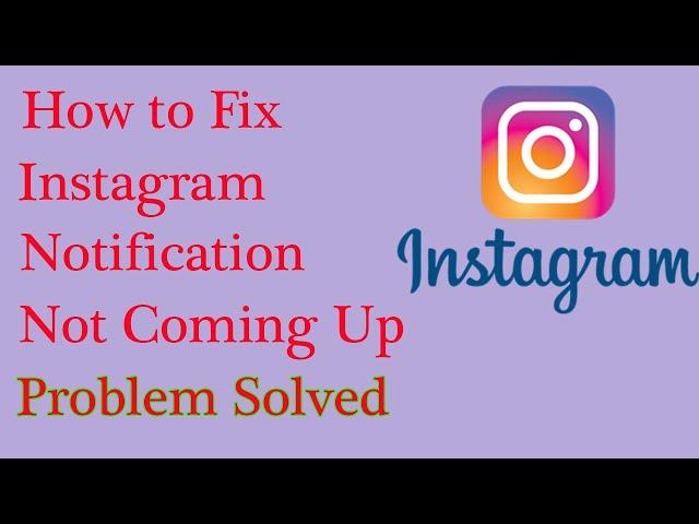 How to Fix Instagram Notification Not coming Up Problem Solved | SP SKYWARDS