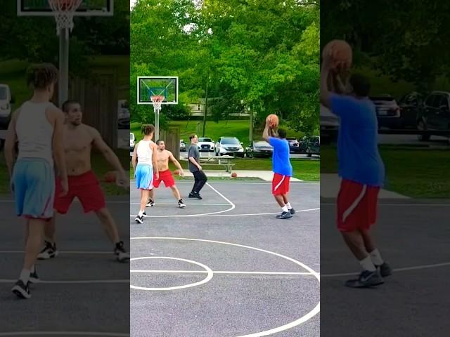 OG shoots the 3  #3v3 #bball #clips