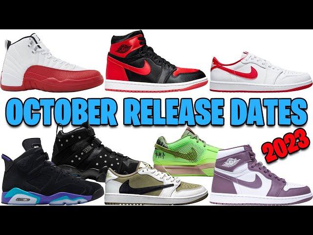 OCTOBER 2023 AIR JORDAN + NIKE RELEASE DATES 