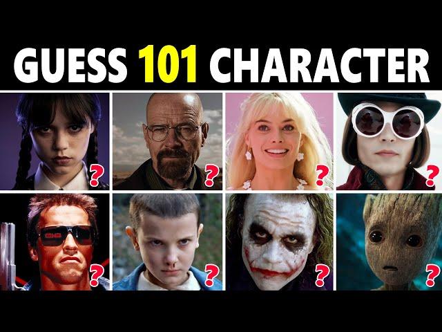 Guess 101 Movie & TV Characters Quiz 