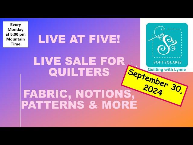 Soft Squares Quilting with Lynne is live!