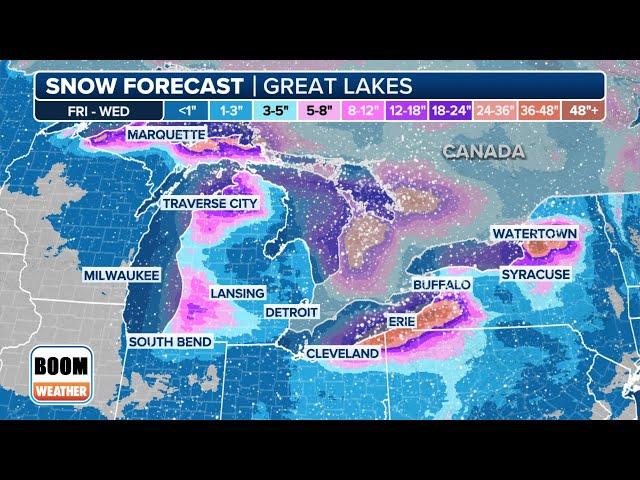 Dangerous Arctic Outbreak Threatens 230 Million As Feet Of Snow Expected To Bury NY To Michigan