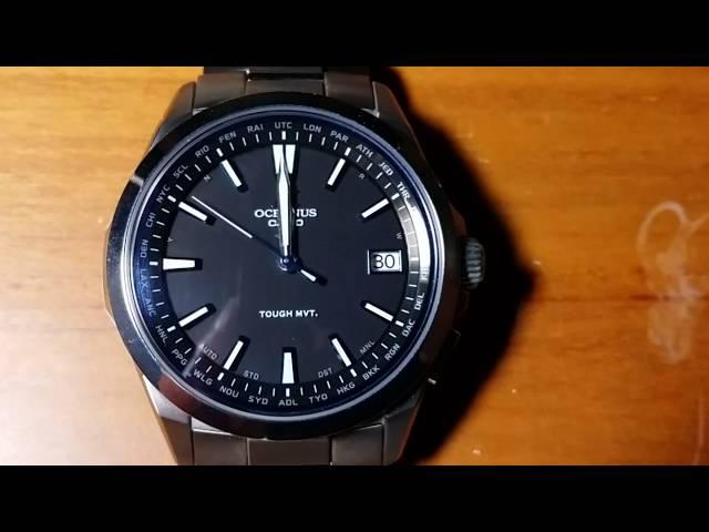 My casio oceanus ocw s100 date advance…2