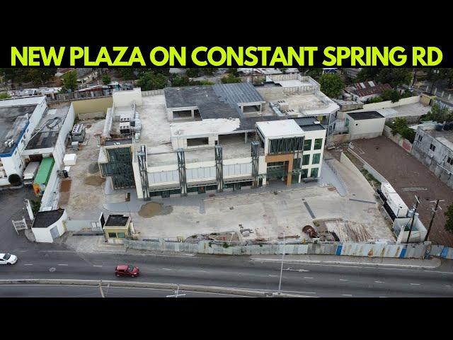 MEGA SUPERMARKET and  NEW SHOPPING CENTER ON CONSTANT SPRING ROAD | DRONE VIDEO | KINGSTON | JAMAICA