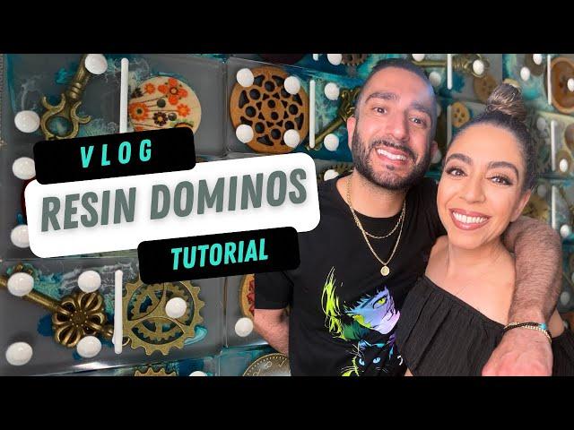 VLOG: Resin Dominos Tutorial with my Brother