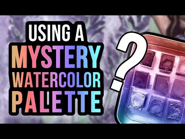 What Colors Will I Get!? MYSTERY PALETTE OF HOMEMADE WATERCOLORS!