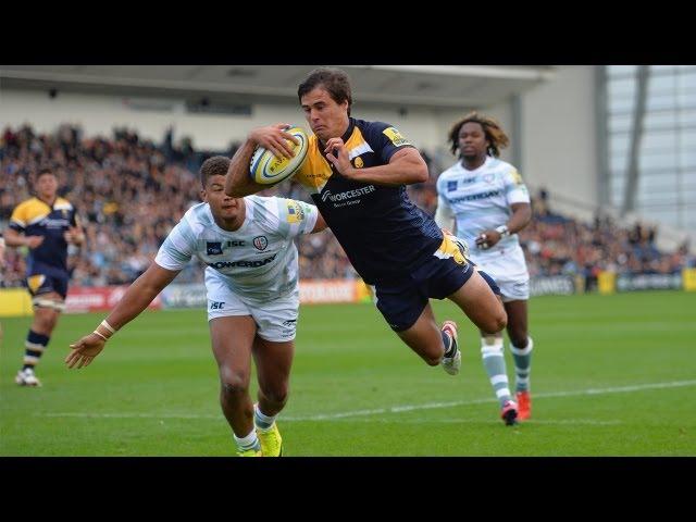 Worcester Warriors vs London Irish - Aviva Premiership Rugby 2013/14