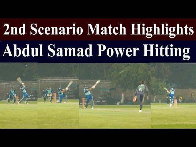 Abdul Samad Long Sixes Against Both Fast and Spin Bowlers | Pak vs nz