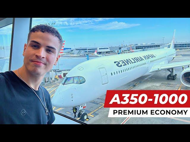 Japan Airlines NEW A350-1000 Premium Economy  New York to Tokyo (2024)