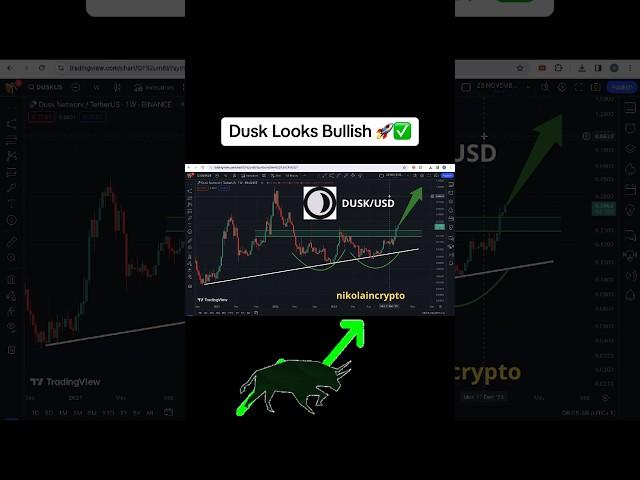 #dusk Looks bullish #canada #bitcoin #binance #crypto #capcut#entrepreneur #tiktok #life #trading