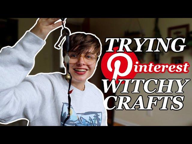 Trying Pinterest's Witchy Crafts