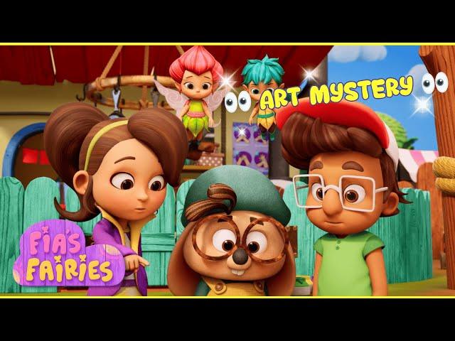 Can You Solve the Art Mystery on Fairy Island? | Fia's Fairies | Kids Cartoon