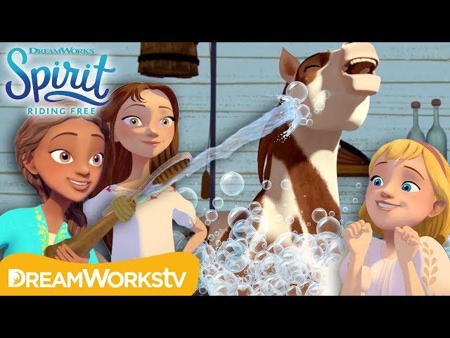 The Grooming Wagon, Pt. 3: A Soapy Success | SPIRIT RIDING FREE (EXCLUSIVE SHORT)