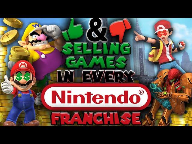 Best and Worst Selling Game For Every Nintendo Franchise